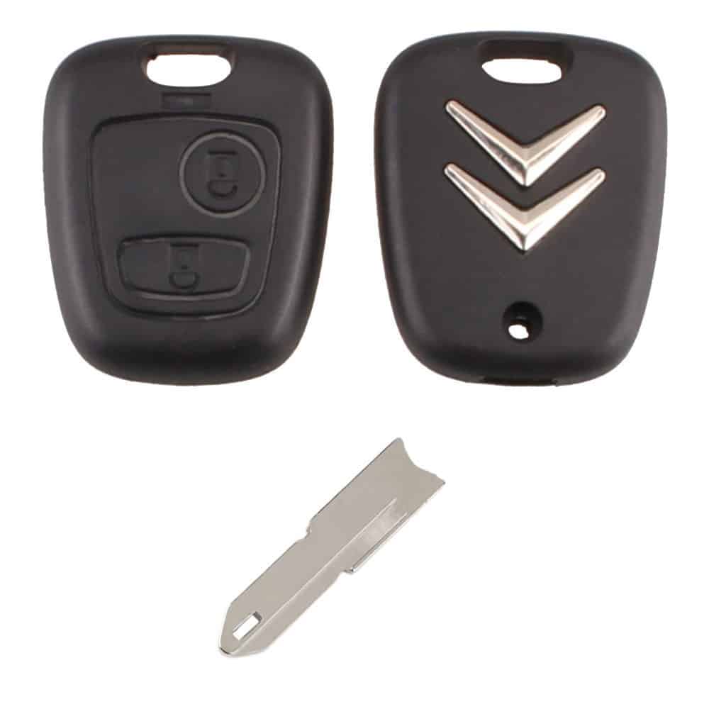 Citroen 2 Button Replacement Car Key Case Fob With NE73 Blade | Remote ...