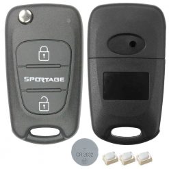 DIY Repair Kit for Kia Sportage 3 Button Remote Car Key Fob 3 x Micro Switches CR2032