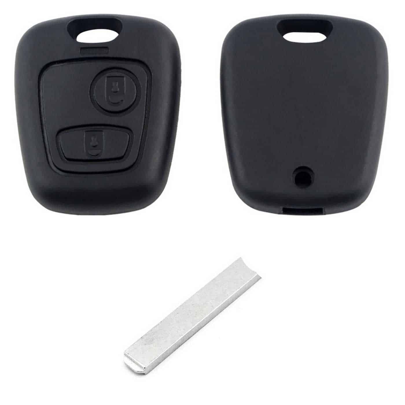Replacement For Toyota Aygo 2 Button Remote Key Fob Case And Blade